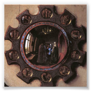 Foto Retrato de Juan Arnolfini y esposa (detalle)