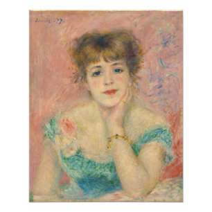 Foto Retrato de la actriz Jeanne Samary, Auguste Renoir