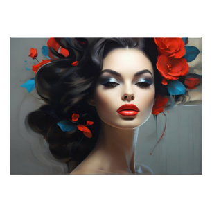 Foto Retrato de moda del arte femenino