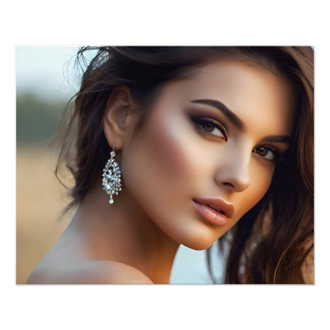 Foto Retrato de moda del arte femenino (Frente)