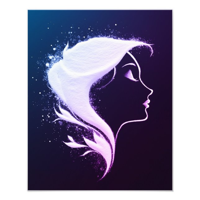 Foto Retrato de mujer abstracta (Frente)
