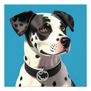 Foto Retrato de perro dálmata