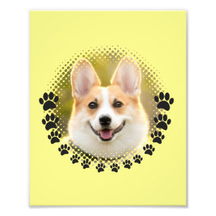 Foto Retrato de perro de marco personalizado