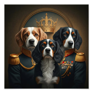 Foto Retrato de personalizado 3 Mascotas: Retrato de Pe