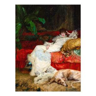 Foto Retrato de Sarah Bernhardt por Georges Clairin