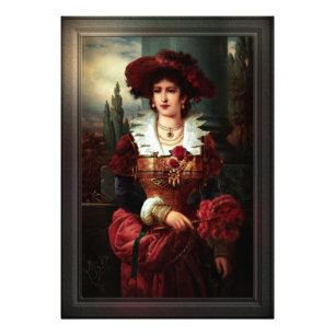 Foto Retrato de una dama noble de Franz Seraph Russ