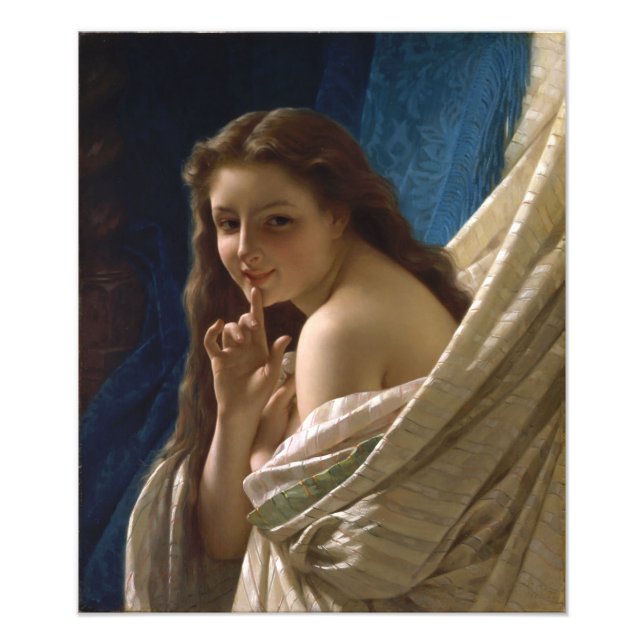 Foto Retrato de una joven mujer por Pierre Auguste Cot (Frente)