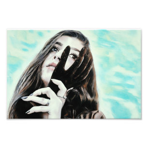 Foto Retrato de una mujer con guante artístico