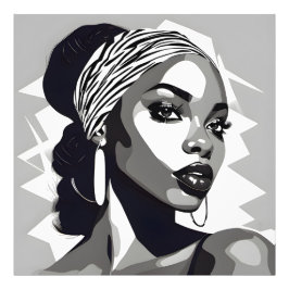 Foto Retrato de una mujer negra