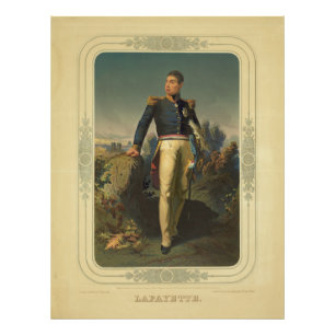 Foto Retrato del general francés marqués de Lafayette