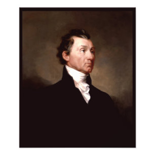 Foto Retrato del Presidente estadounidense James Monroe