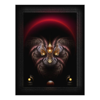 Foto Retrato fractal de la fantasía de la pepita alcali