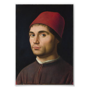 Foto Retrato Hombre Antonello Messina pintar vintag de 