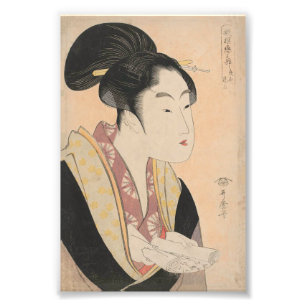 Foto Retrato japonés de mujer Ukiyo-e II