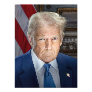 Foto Retrato oficial de Donald Trump