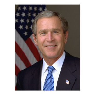 Foto Retrato oficial de George W. Bush