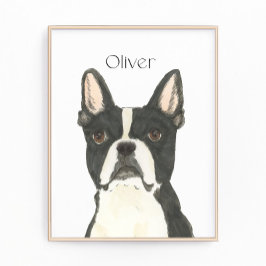 Foto Retrato personalizado del Boston Terrier