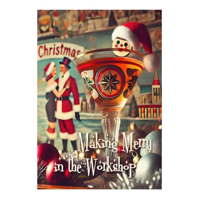 Foto Retro 50s Cocktail Making Merry Christmas Workshop (Frente)