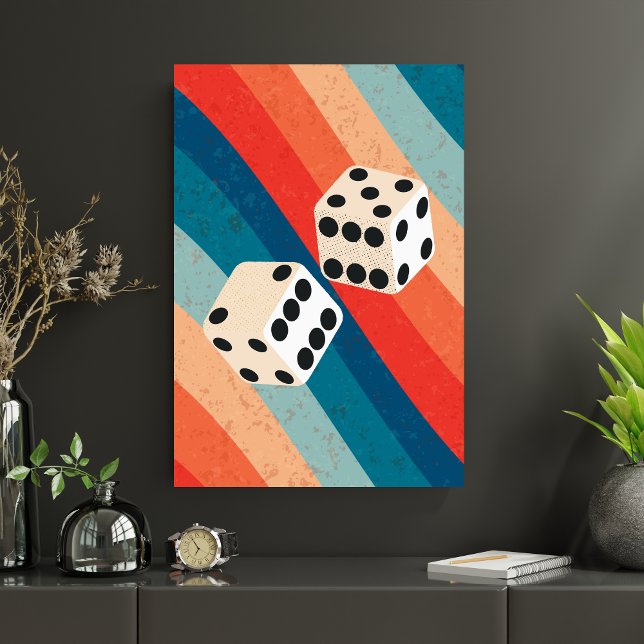 Foto Retro Dice Wall Art Impresiones de moda que se sie (Subido por el creador)