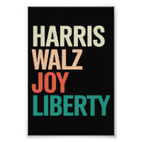 Retro Harris Vals 2024 Harris Walz Alegría Liberta
