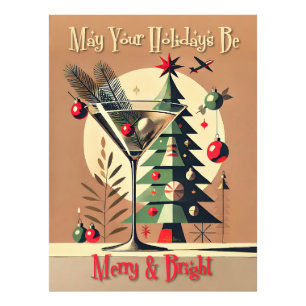 Foto Retro Martini de árbol de Navidad de los 50 Jet Se