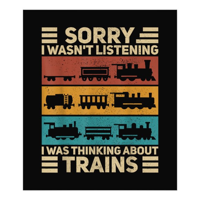 Foto Retro Wagon Train Lover Modelo Conductor Ferroviar (Frente)