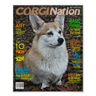 Foto Revista Corgi Nation (Personalizable impreso)