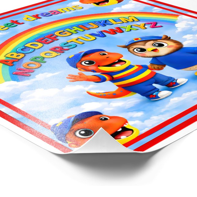 Foto Rex and a rainbow 6 x 6 desk print individual earl (Esquina)