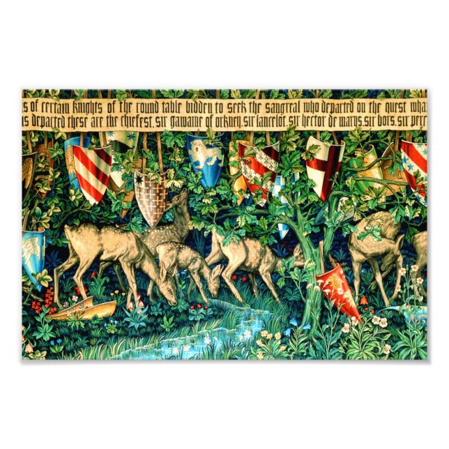 Foto Rey Medieval Arthur William Morris (Frente)