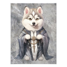 Rey sacerdote Perro Husky Siberiano
