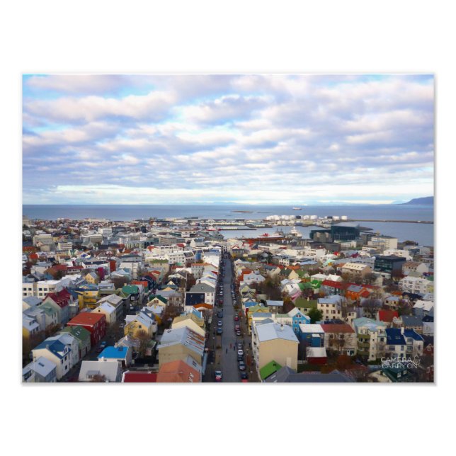 Foto Reykjavik Cityscape // Reykjavik, Islandia (Frente)