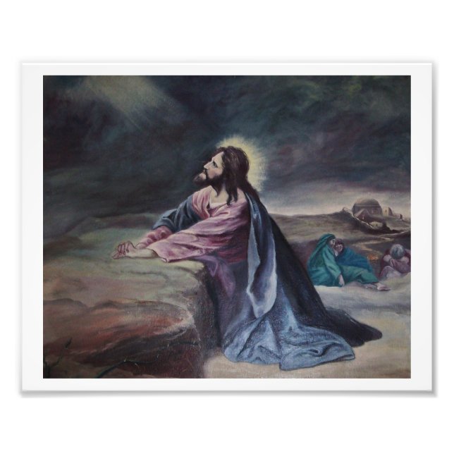 Foto Rezando en el jardín (Frente)