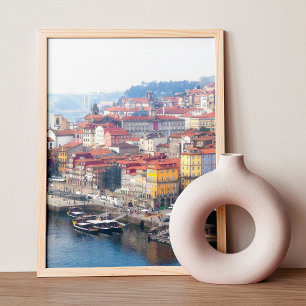 Foto Ribeira y río Duero. Oporto, Portugal.