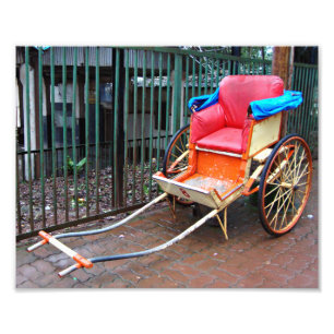 Foto Rickshaw de tracción humana en Kolkata (Calcuta),