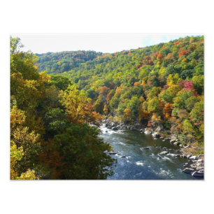 Foto Río Ohiopyle en Otoño II Pennsylvania Otoño
