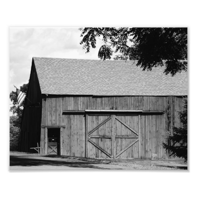 Foto Roadside Barn 10x8 Fotografía (Frente)