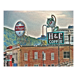 Foto Roanoke VA Virginia Art Print