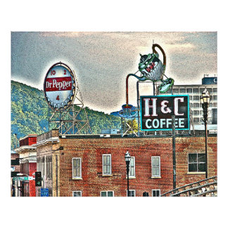 Foto Roanoke VA Virginia Art Print