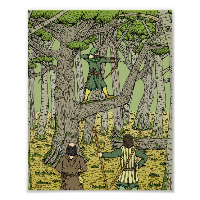 Foto Robin Hood en el bosque de Sherwood (Frente)