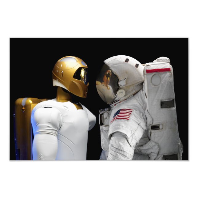 Foto Robonaut 2, un hel astronauta humanoide y dexteros (Frente)