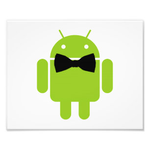 Foto Robot androide verde formal de Atire