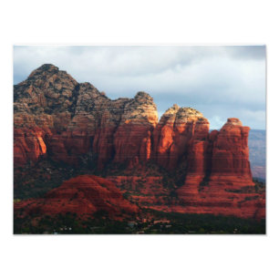 Foto Roca de café nublado en Sedona Arizona