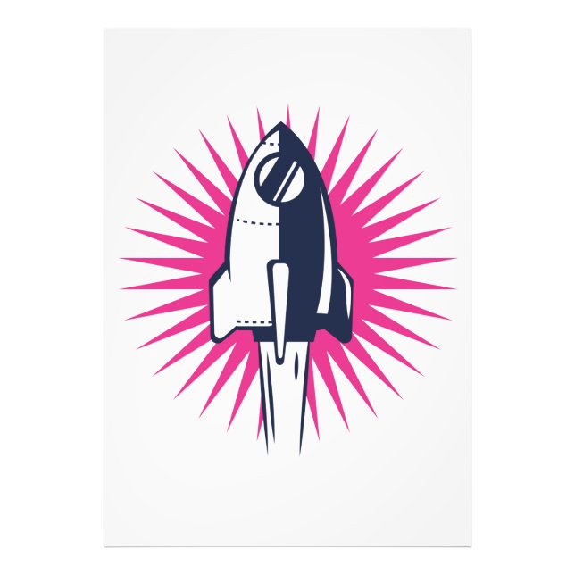 Foto Roca espacial retro (Frente)