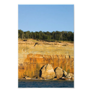 Foto Rock Slabs, Pictured Rocks National Lakeshore, MI