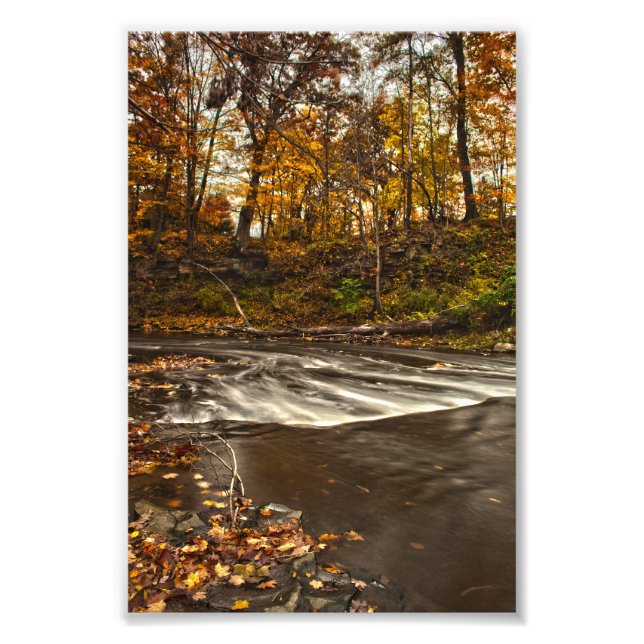 Foto Rocky Fork Creek, otoño, Ghana, Ohio (Frente)