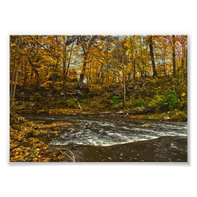Foto Rocky Fork Creek, otoño, Ghana, Ohio (Frente)