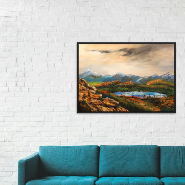 Foto "Rocky Heights" Landscape Painting (Subido por el creador)