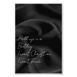 Foto Rollo en un Bentley, letras de Prada