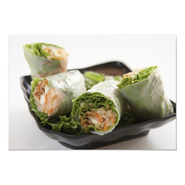 Foto Rollos de primavera de verduras (Frente)