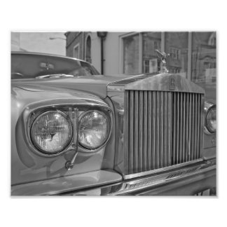 Foto Rolls Royce negro y blanco